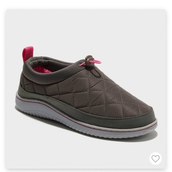 Dluxe By Dearfoams Womens Jenn All Day Slide Slippers Gray L Women’s 11/12 - Picture 1 of 7